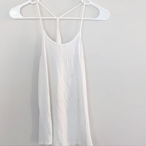 Zara basic white tank